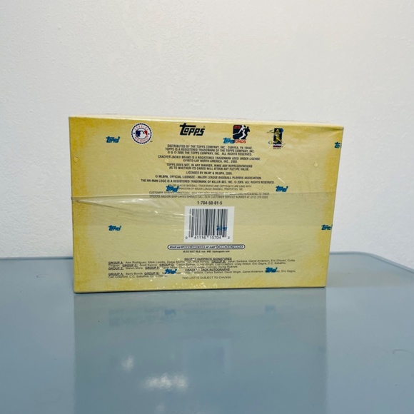 TOPPS 2005 Unopened Cracker Jack Box Baseball Cards - Picture 2 of 6
